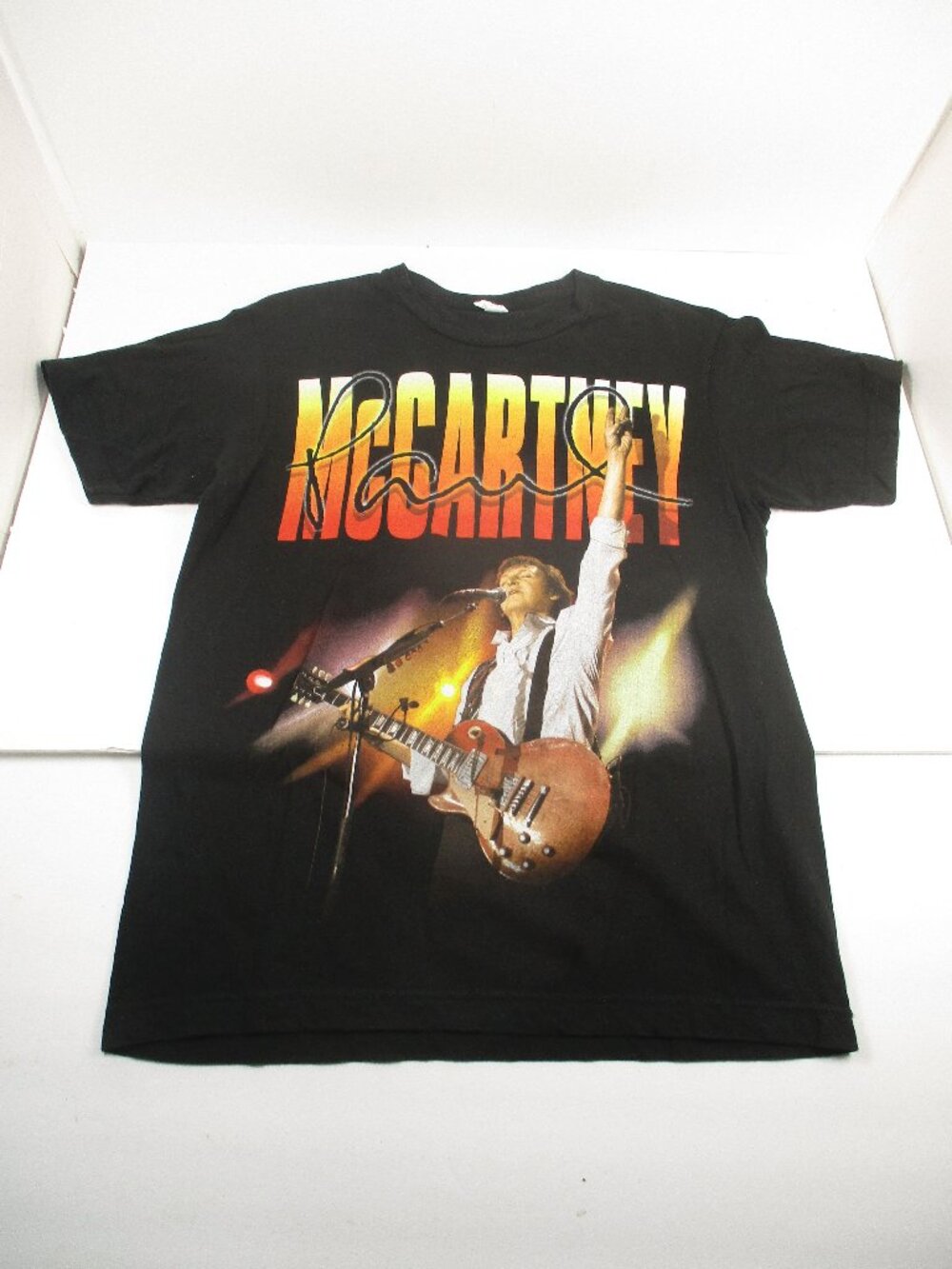Paul McCartney On The Run 2011 Tour Double Sided T-shirt Black Size S